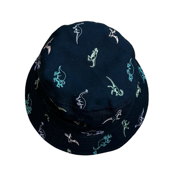 Dinosaur Bucket Hat Black Multicolored - Picture 3 of 5